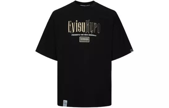 Футболка мужская черная Evisu, черный