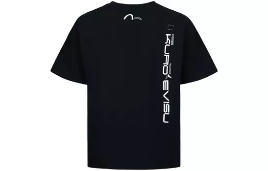 Футболка мужская черная Evisu, черный