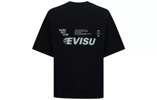 Футболка мужская черная Evisu, черный