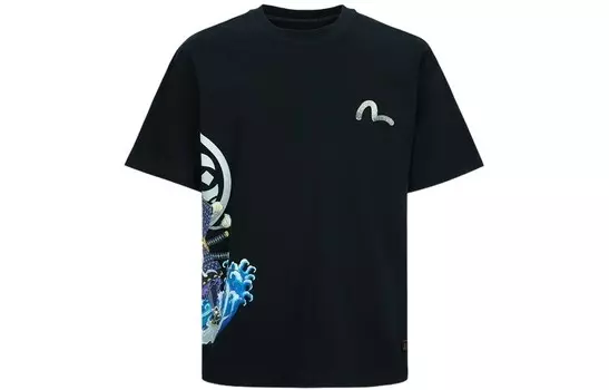 Футболка мужская черная Evisu, черный