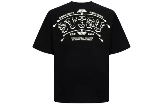 Футболка мужская черная Evisu, черный