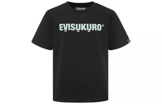 Футболка мужская черная Evisu, черный