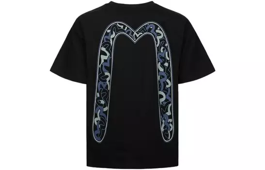 Футболка мужская черная Evisu, черный