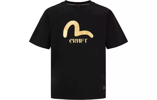 Футболка мужская черная Evisu, черный