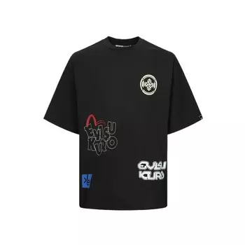 Футболка мужская черная Evisu, черный