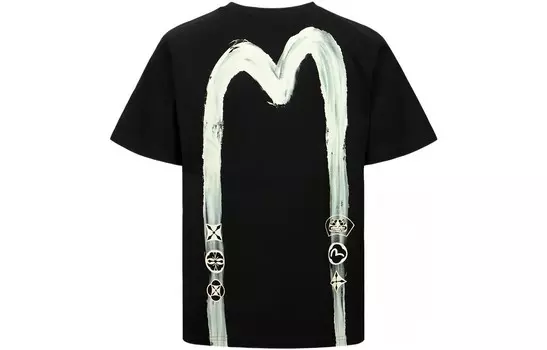 Футболка мужская черная Evisu, черный