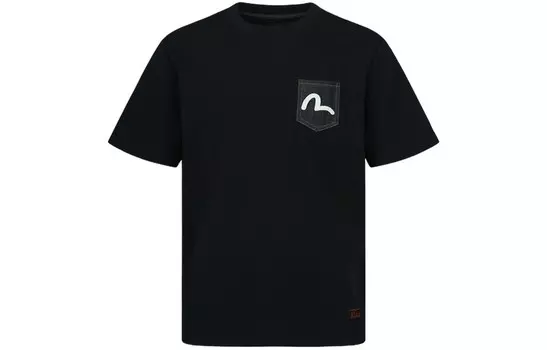 Футболка мужская черная Evisu, черный