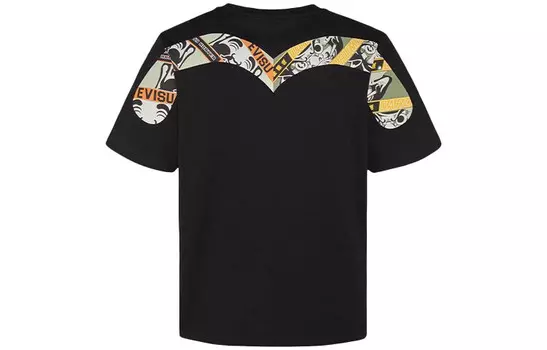 Футболка мужская черная Evisu, черный