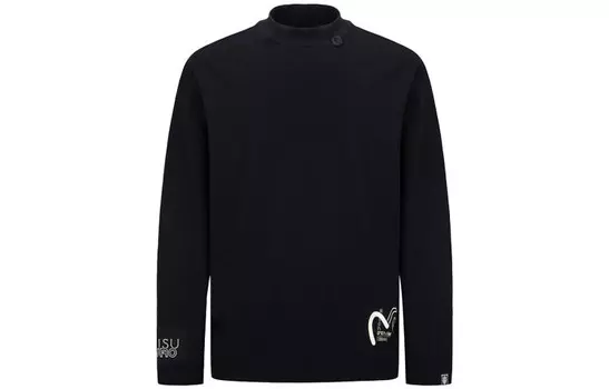 Футболка мужская черная Evisu, черный