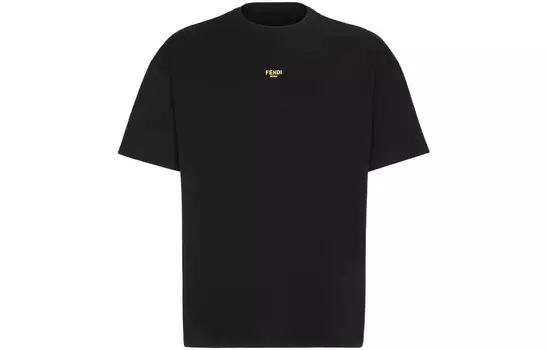 Футболка мужская черная Fendi, черный