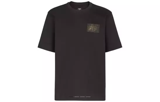 Футболка мужская черная Fendi, черный