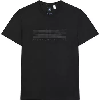 Футболка мужская черная Fila, черный