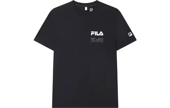 Футболка мужская черная Fila, черный