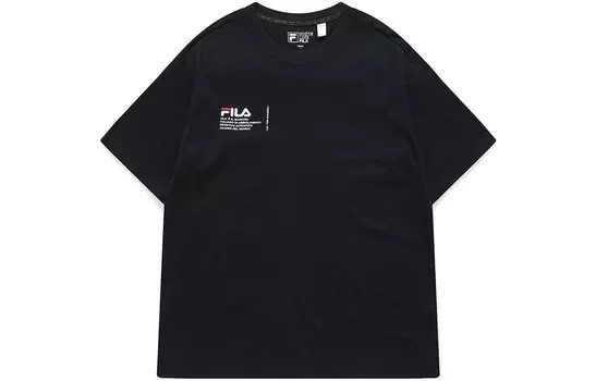 Футболка мужская черная Fila, черный