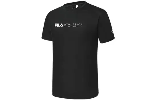 Футболка мужская черная Fila, черный