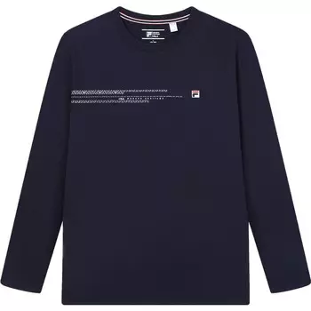 Футболка мужская черная Fila, черный