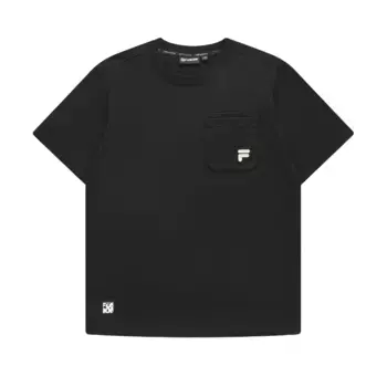 Футболка мужская черная Fila Fusion, черный