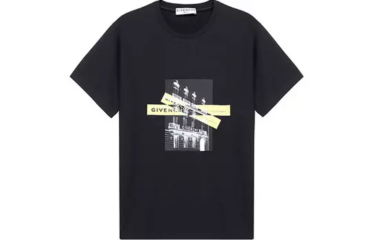 Футболка мужская черная Givenchy, черный