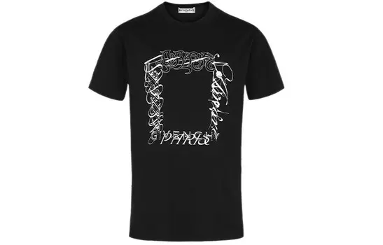 Футболка мужская черная Givenchy, черный