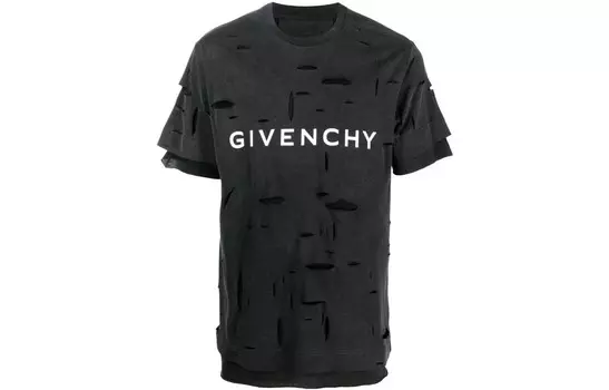 Футболка мужская черная Givenchy, черный