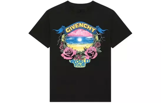 Футболка мужская черная Givenchy, черный