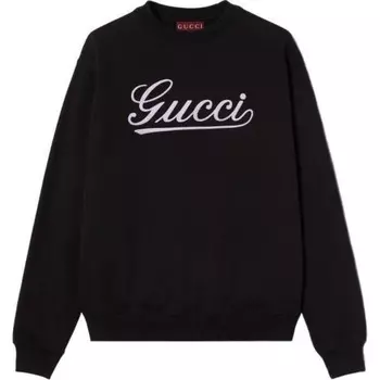 Футболка мужская черная Gucci, черный