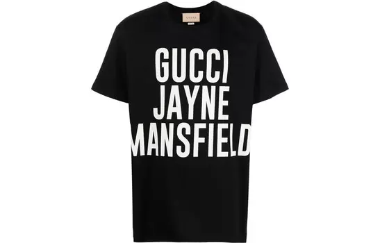 Футболка мужская черная Gucci, черный