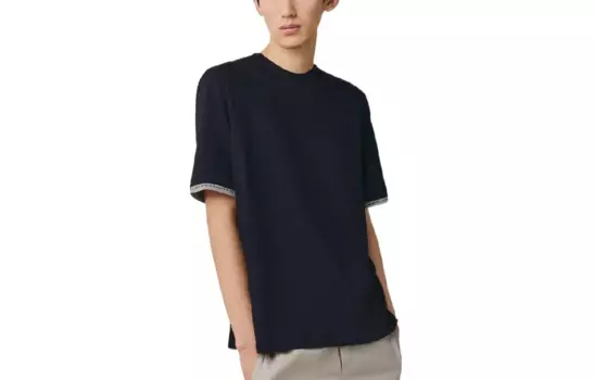 Футболка мужская черная Hermes, черный