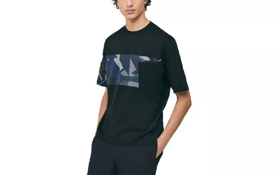 Футболка мужская черная Hermes, черный