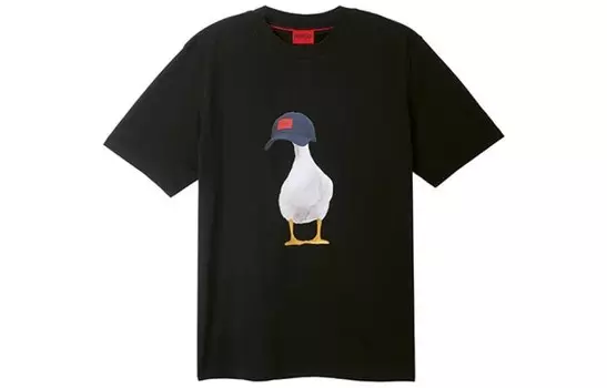 Футболка мужская черная Hugo Boss, черный