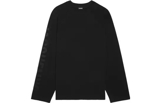 Футболка мужская черная Jacquemus, черный