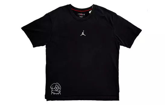 Футболка мужская черная Jordan, черный