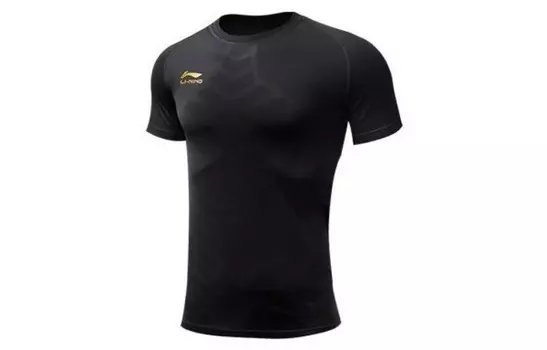Футболка мужская черная Lining, черный
