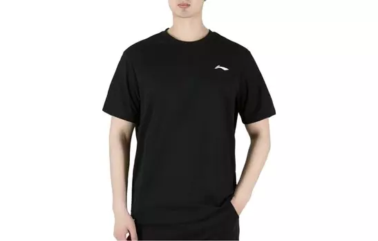 Футболка мужская черная Lining, черный