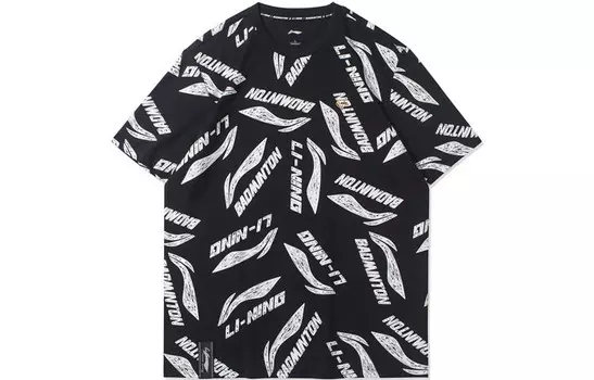 Футболка мужская черная Lining, черный