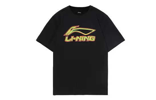 Футболка мужская черная Lining, черный