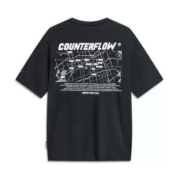 Футболка мужская черная Lining, черный