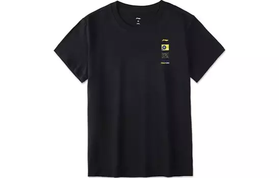 Футболка мужская черная Lining, черный