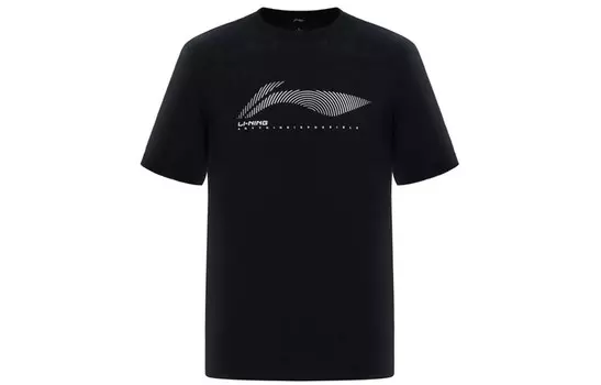Футболка мужская черная Lining, черный