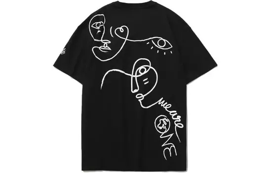 Футболка мужская черная Lining, черный