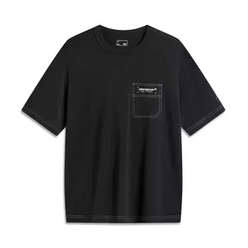 Футболка мужская черная Lining, черный