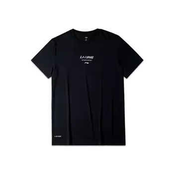 Футболка мужская черная Lining, черный