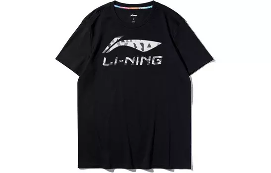 Футболка мужская черная Lining, черный