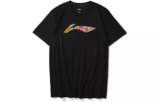 Футболка мужская черная Lining, черный