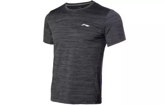 Футболка мужская черная Lining, черный