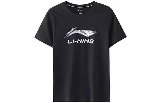 Футболка мужская черная Lining, черный