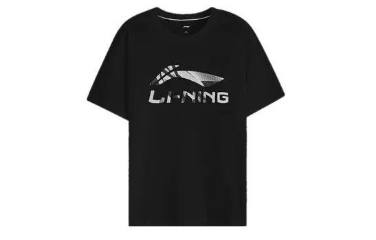 Футболка мужская черная Lining, черный