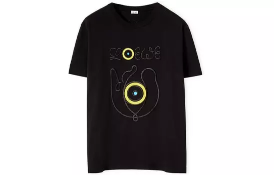 Футболка мужская черная Loewe, черный