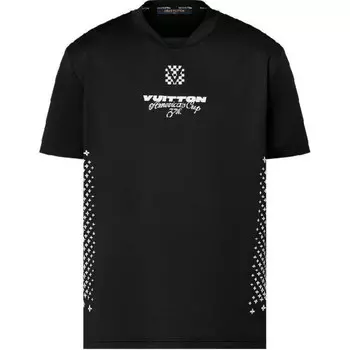 Футболка мужская черная Louis Vuitton, черный