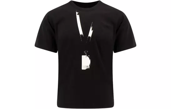 Футболка мужская черная Mm6 Maison Margiela, черный